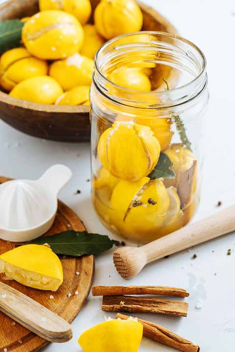 Применение соленых лимонов